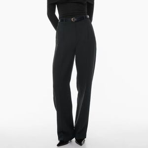 Aritzia Wilfred Effortless Pant | Black Crepette